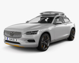 3D model of Volvo XC Coupe 2016