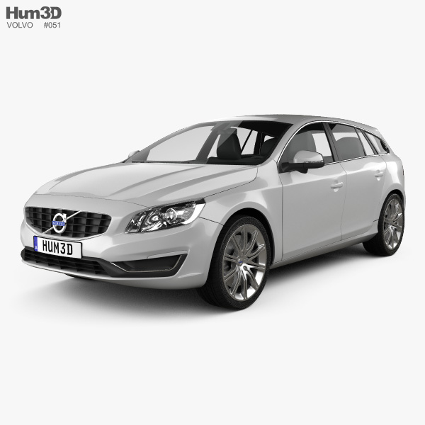 Volvo V60 2016 3D 모델 