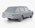 Volvo 66 DL Kombi 1975 3D模型