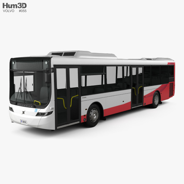 Volvo B7RLE bus 2015 3D model