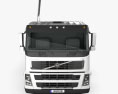 Volvo FM 섀시 트럭 4축 2015 3D 모델  front view