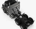 Volvo VNX 300 Sattelzugmaschine 2017 3D-Modell Draufsicht