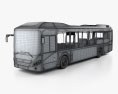 Volvo 7900 하이브리드 버스 2011 3D 모델  wire render