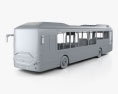 Volvo 7900 ハイブリッ バス 2011 3Dモデル clay render