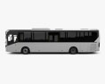 Volvo 8900 bus 2010 3d model side view