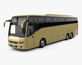 3D model of Volvo 9900 bus 2007