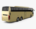 Volvo 9900 バス 2007 3Dモデル 後ろ姿