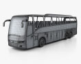 Volvo 9900 bus 2007 3d model wire render