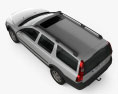 Volvo XC70 2004 3D模型 顶视图