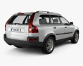 Volvo XC90 2006 3D 모델  back view
