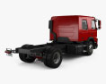 Volvo FMX Crew Cab Chassis Truck 2017 3d model back view