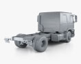 Volvo FMX Crew Cab Вантажівка шасі 2017 3D модель