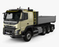 Volvo FMX Tridem 自卸式卡车 2017 3D模型