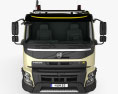 Volvo FMX Tridem Tipper Truck 2017 Modelo 3D vista frontal