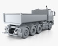 Volvo FMX Tridem 自卸式卡车 2017 3D模型