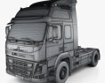 Volvo FM 410 トラクター・トラック 2017 3Dモデル wire render