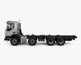 Volvo VM 270 Chassis Truck 4-axle 2017 3d model side view