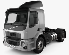 3D model of Volvo VM 330 Tractor Truck 3-axle 2017
