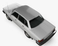 Volvo 244 1993 3D 모델  top view