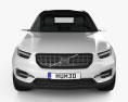 Volvo 40.1 2020 3d model front view