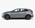 Volvo V40 T4 Momentum 2016 3D 모델  side view