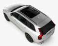 Volvo XC90 Heico 2019 3D模型 顶视图