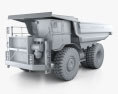 Volvo BM Kockum 565 自卸车 2019 3D模型 clay render