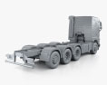 Volvo FH 底盘驾驶室卡车 4轴 2019 3D模型