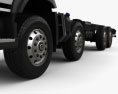 Volvo FMX Fahrgestell LKW 4-Achser 2017 3D-Modell