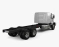 Volvo VHD Axle Back Sleeper Cab Tractor Truck 2005 3d model back view