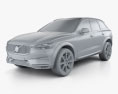 Volvo XC60 Inscription 2020 3Dモデル clay render