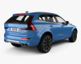 Volvo XC60 R-Design 2020 3D-Modell Rückansicht