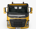 Volvo FM 410 Skip Loader Truck 2014 Modello 3D vista frontale