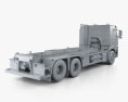 Volvo FM 410 Skip Loader Truck 2014 3Dモデル