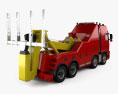 Volvo FH 拖车 2013 3D模型 后视图