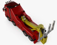 Volvo FH 拖车 2013 3D模型 顶视图
