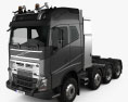 Volvo FH 750 Globetrotter Cab Tractor Truck 4-axle 2017 3d model