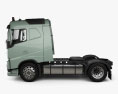 Volvo FH 420 Cabina Dormitorio Camión Tractor 2 ejes 2015 Modelo 3D vista lateral