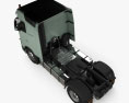 Volvo FH 420 Schlafkabine Sattelzugmaschine 2-Achser 2015 3D-Modell Draufsicht