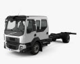 Volvo FL Crew Cab Вантажівка шасі 2018 3D модель