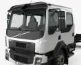 Volvo FL Crew Cab Chasis de Camión 2018 Modelo 3D
