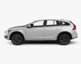 Volvo V60 D4 Cross Country 2018 3D 모델  side view