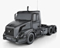 Volvo VNL (300) 트랙터 트럭 2014 3D 모델  wire render