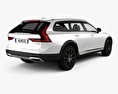 Volvo V90 T6 Cross Country 2019 3Dモデル 後ろ姿