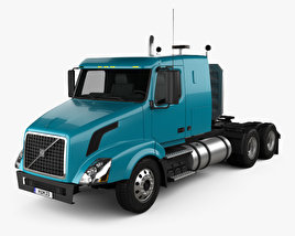 3D model of Volvo VNL (430) Tractor Truck 2014