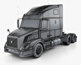 Volvo VNL (610) Tractor Truck 2014 3d model wire render