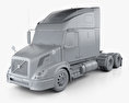 Volvo VNL (610) 트랙터 트럭 2014 3D 모델  clay render