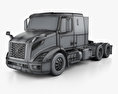 Volvo VNR (400) 트랙터 트럭 2020 3D 모델  wire render
