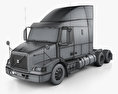 Volvo VNM (430) 트랙터 트럭 2017 3D 모델  wire render