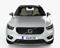Volvo XC40 with HQ interior 2020 3d model front view